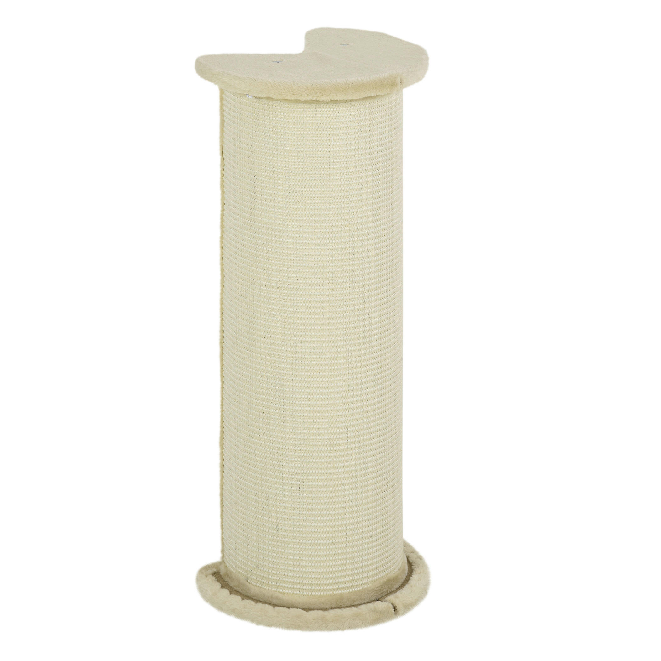 PawHut Kratzbaum cremeweiß Spanplatte B/H/L: ca. 35x35x85 cm Kratzbaum - cremeweiß (85,00/35,00/35,00cm) - PawHut