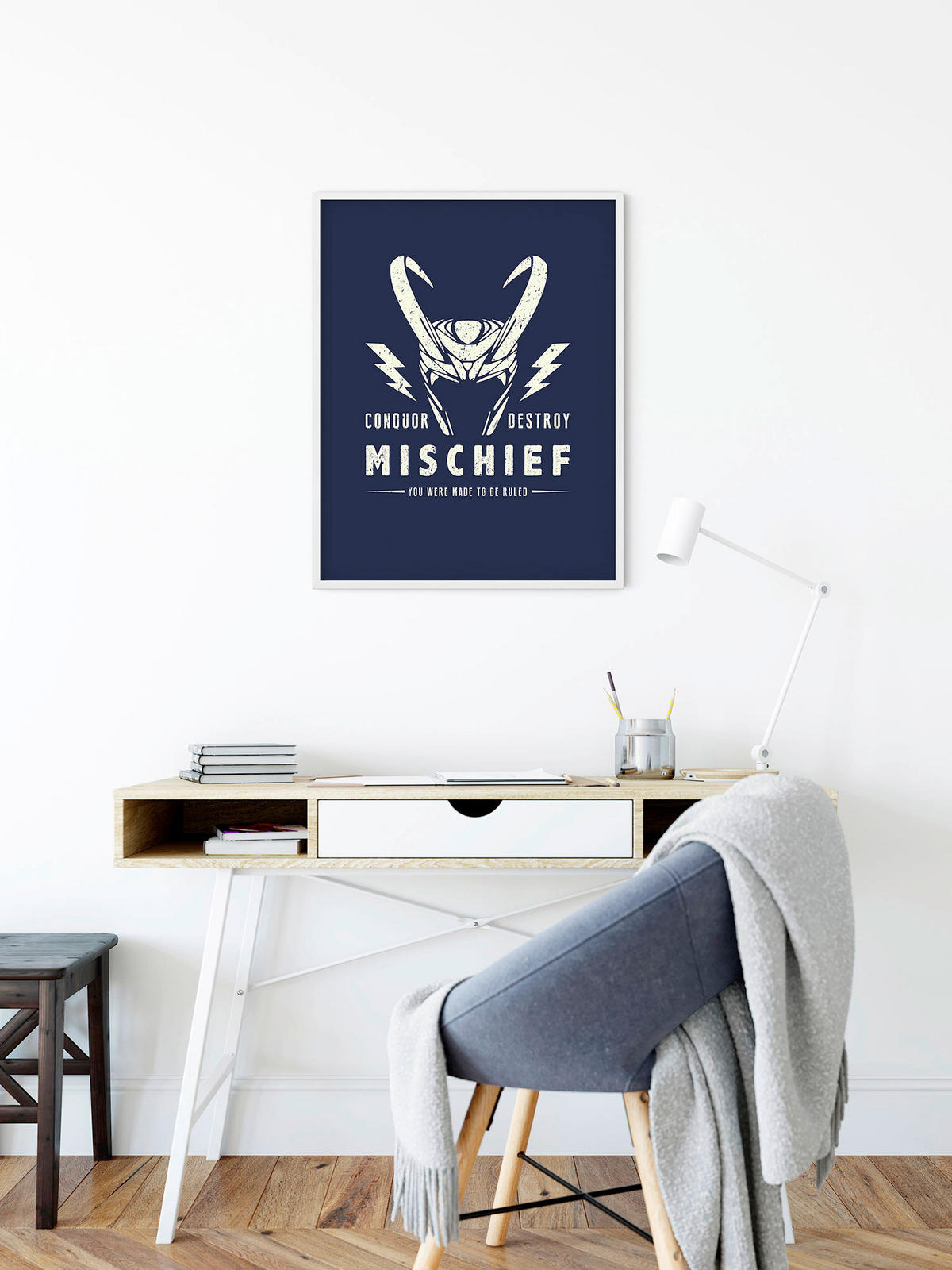 Komar Poster Loki Mischief Disney B/L: ca. 30x40 cm Loki Mischief - (30,00/40,00cm) - Komar