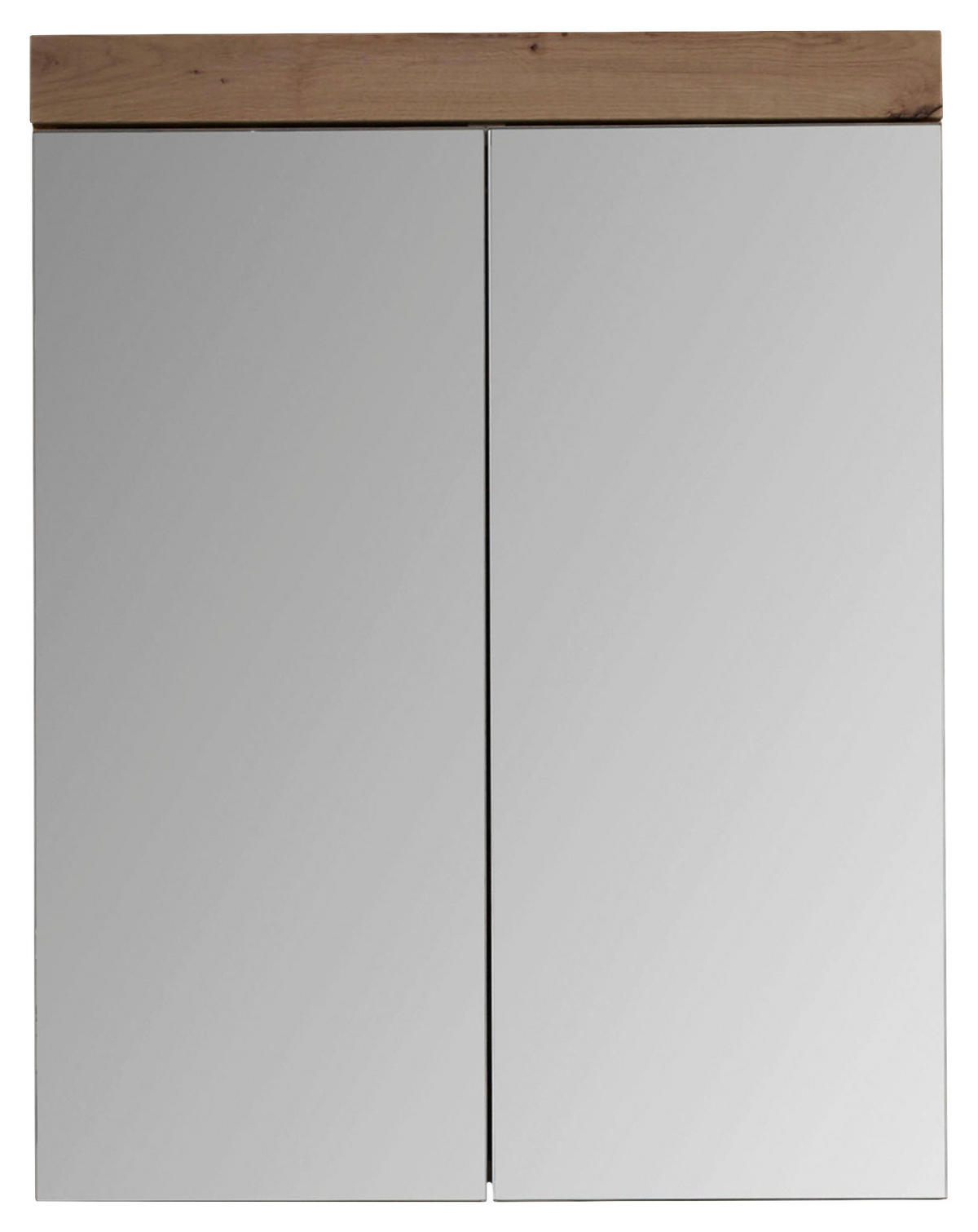 Spiegelschrank Amanda Asteiche Nachbildung B/H/T: ca. 60x77x17 cm Amanda - (60,00/77,00/17,00cm) - Trendteam