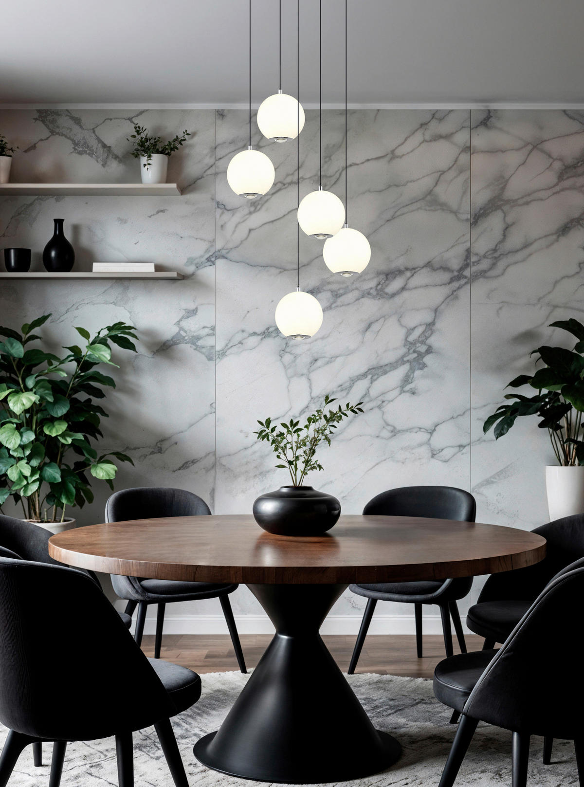 GLOBO Pendelleuchte Opal grau Metall Glas H/D: ca. 150x39 cm 1.0 Brennstellen Simmons - Opal/grau (39,00/150,00cm) - GLOBO