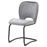 grau schwarz Microfaser Metall Maja - schwarz/grau