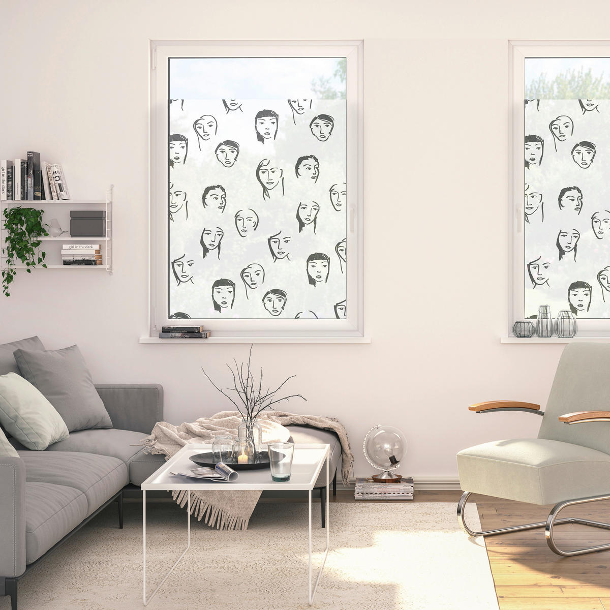LICHTBLICK Fensterfolie Gemustert schwarz B/L: ca. 100x100 cm ▷ online bei  POCO kaufen