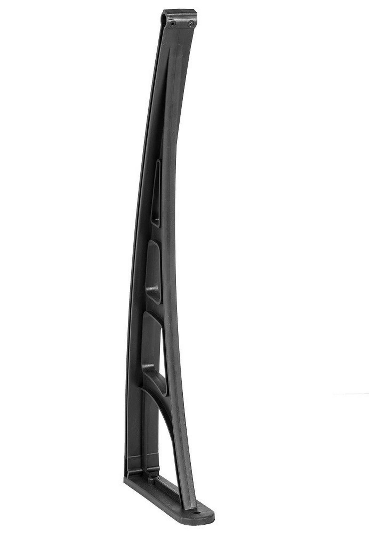 BURTAS VORDACH Vordach schwarz B/H/L: ca. 120x23x70 cm Vordach_GRDN0032 - schwarz (70,00/120,00/23,00cm) - BURTAS VORDACH