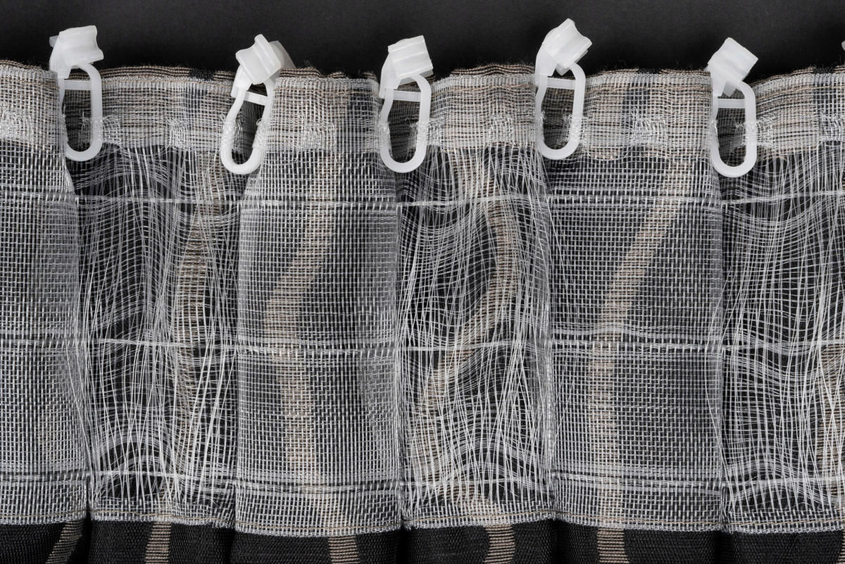 Kombivorhang 2er Pack Stream taupe B/L: ca. 135x300 cm Stream - taupe (135,00/300,00cm)
