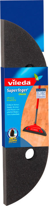 Vileda Ersatzkehrteil schwarz B/H/L: ca. 34,5x9x4 cm Ersatzkehrteil_Vileda - schwarz (4,00/34,50/9,00cm) - Vileda