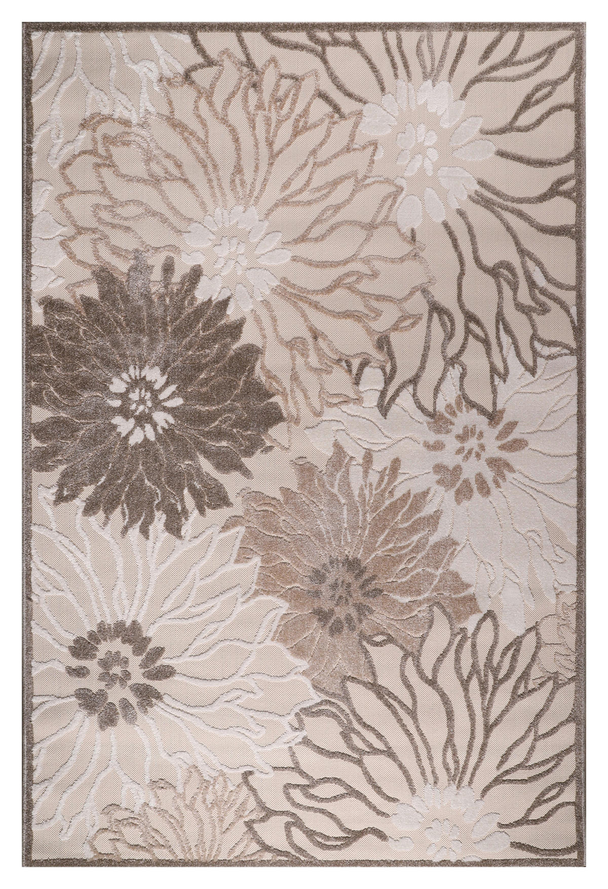 Sanat Outdoorteppich FLORAL creme B/L: ca. 160x230 cm FLORAL - creme (160,00/230,00cm) - Sanat
