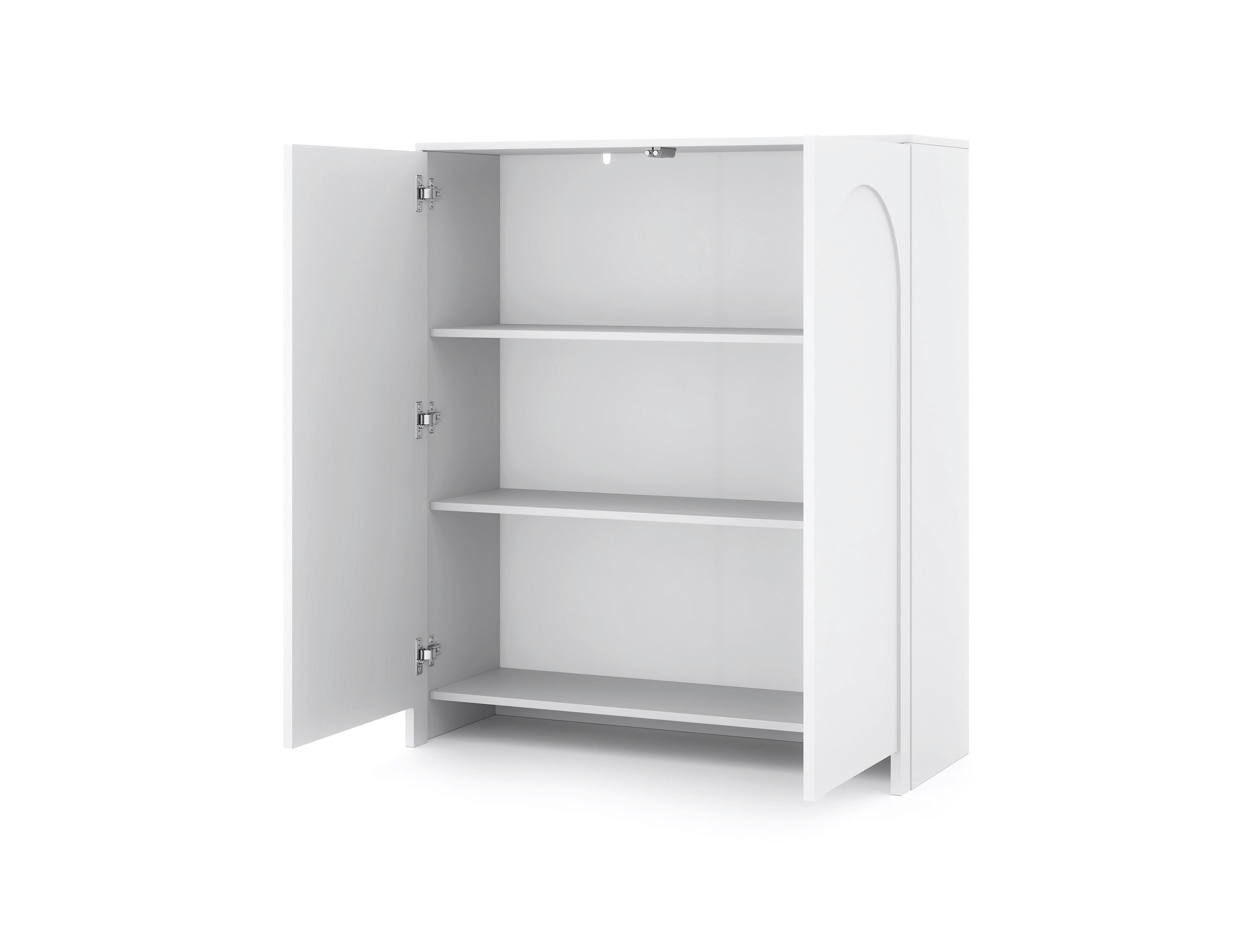 Kommode ARCO weiß B/H/T: ca. 100x117x35 cm ARCO - weiß (100,00/117,00/35,00cm) - WIPMEB