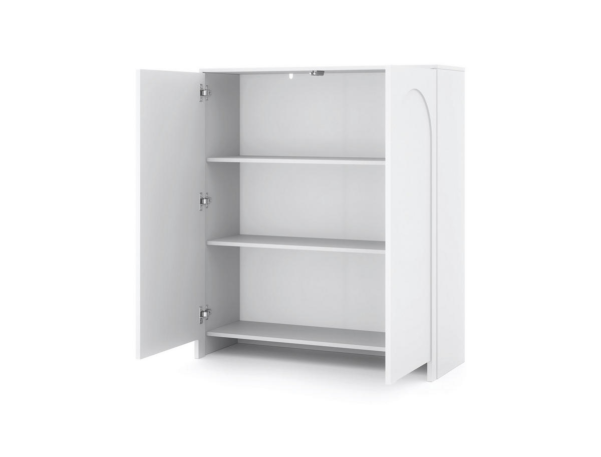 Kommode ARCO weiß B/H/T: ca. 100x117x35 cm ARCO - weiß (100,00/117,00/35,00cm) - WIPMEB