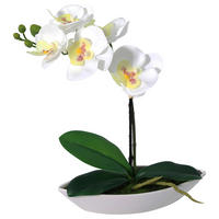 Orchidee weiß Kunststoff B/H/L: ca. 8x30x24 cm Orchidee - weiß (24,00/8,00/30,00cm)