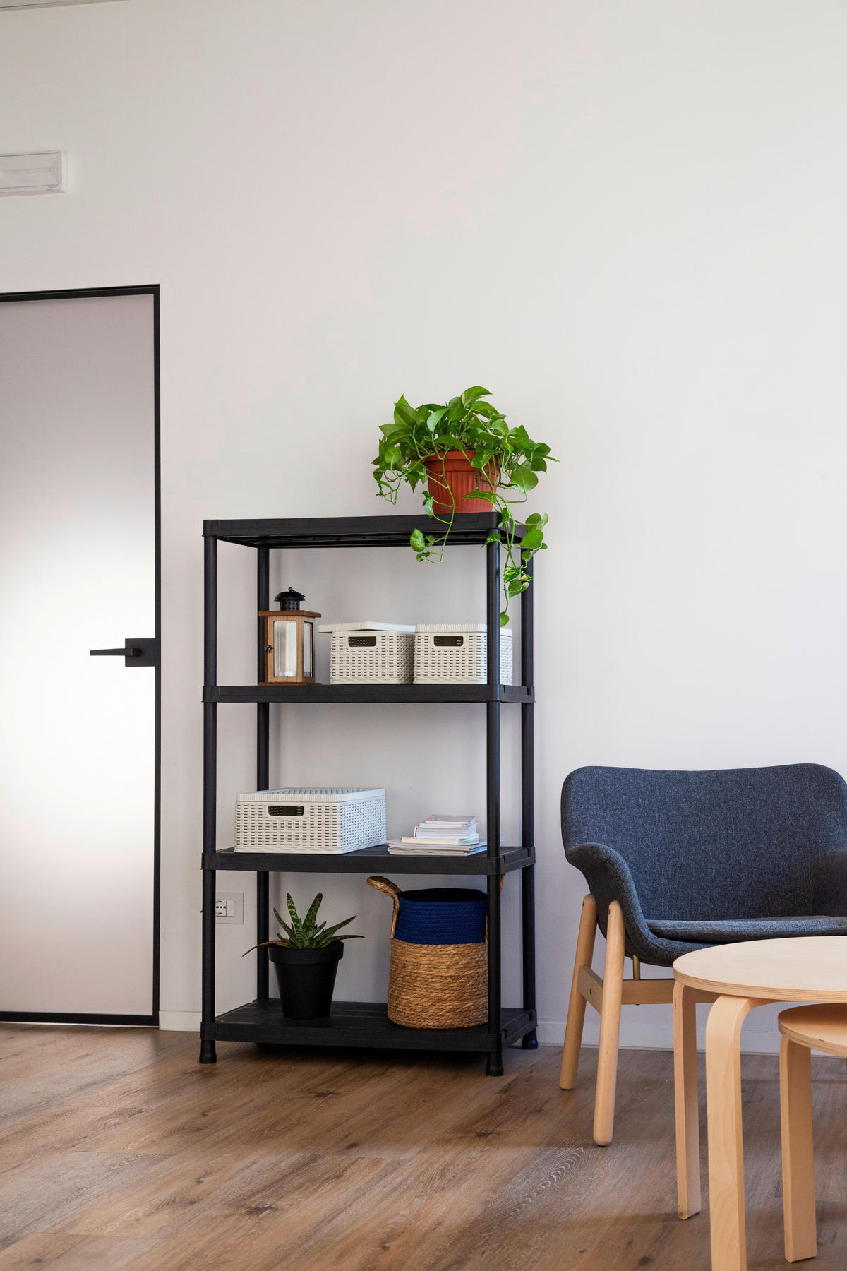 Toomax Steckregal schwarz Kunststoff B/H/T: ca. 60x180x30 cm Steckregal_Universal - schwarz (60,00/180,00/30,00cm) - Toomax