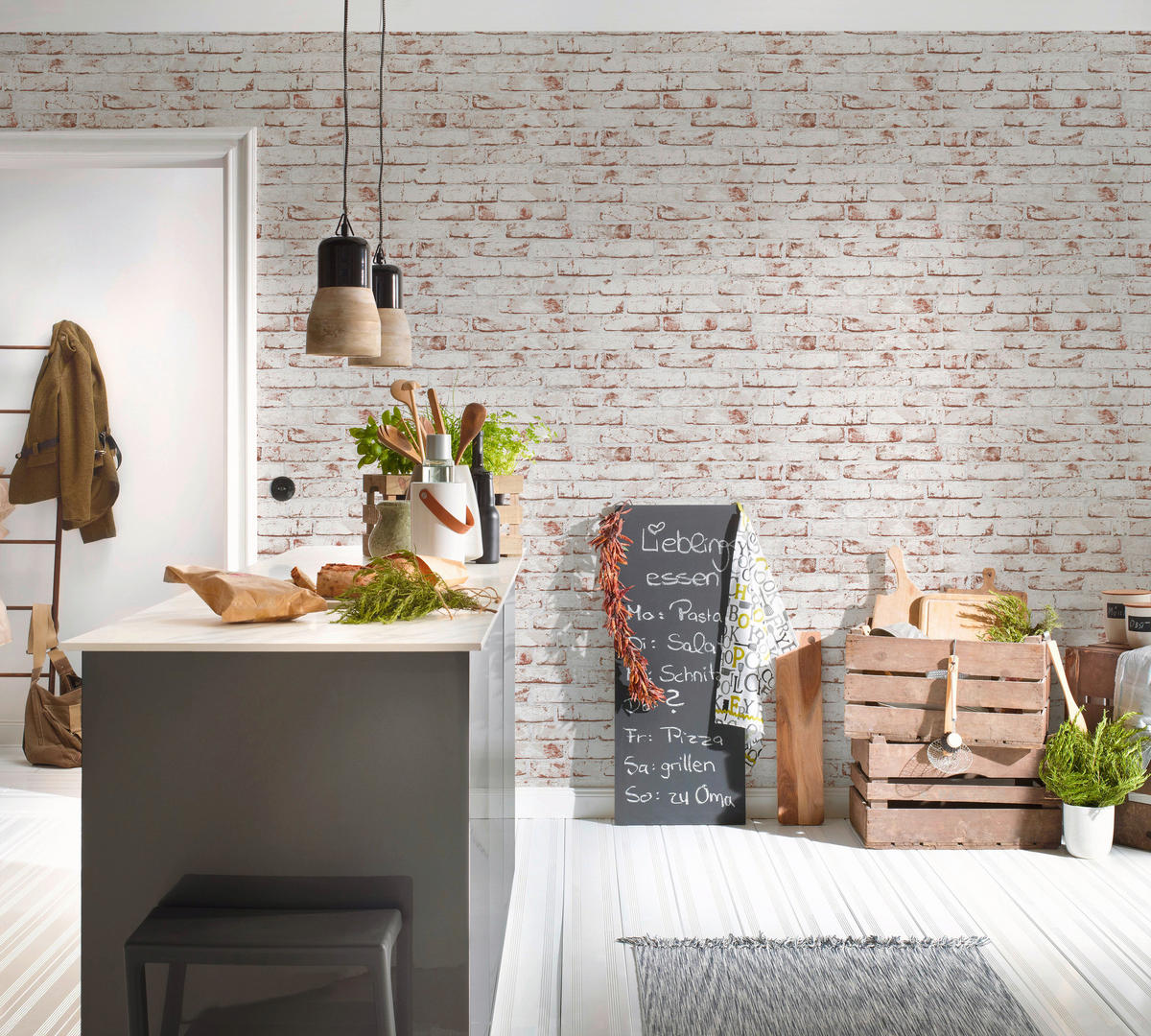 A.S.Creation Vliestapete Best of Wood`n Stone 2nd Edition Steine rot B/L: ca. 53x1005 cm Best of Wood`n Stone 2nd Edition - rot (53,00/1005,00cm) - A.S.Creation