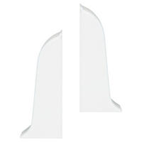 Endkappe weiß B/H/L: ca. 0,9x5,79x2,15 cm Endkappe für Kabelkanal 60mm weiß - weiß (2,15/0,90/5,79cm)