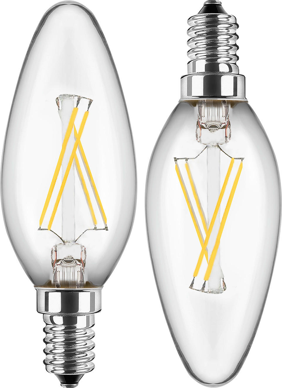 Blulaxa Leuchtmittel 49060 E14 LED-Kerzenlampe_2erPack_E14 - (3,50cm) - Blulaxa