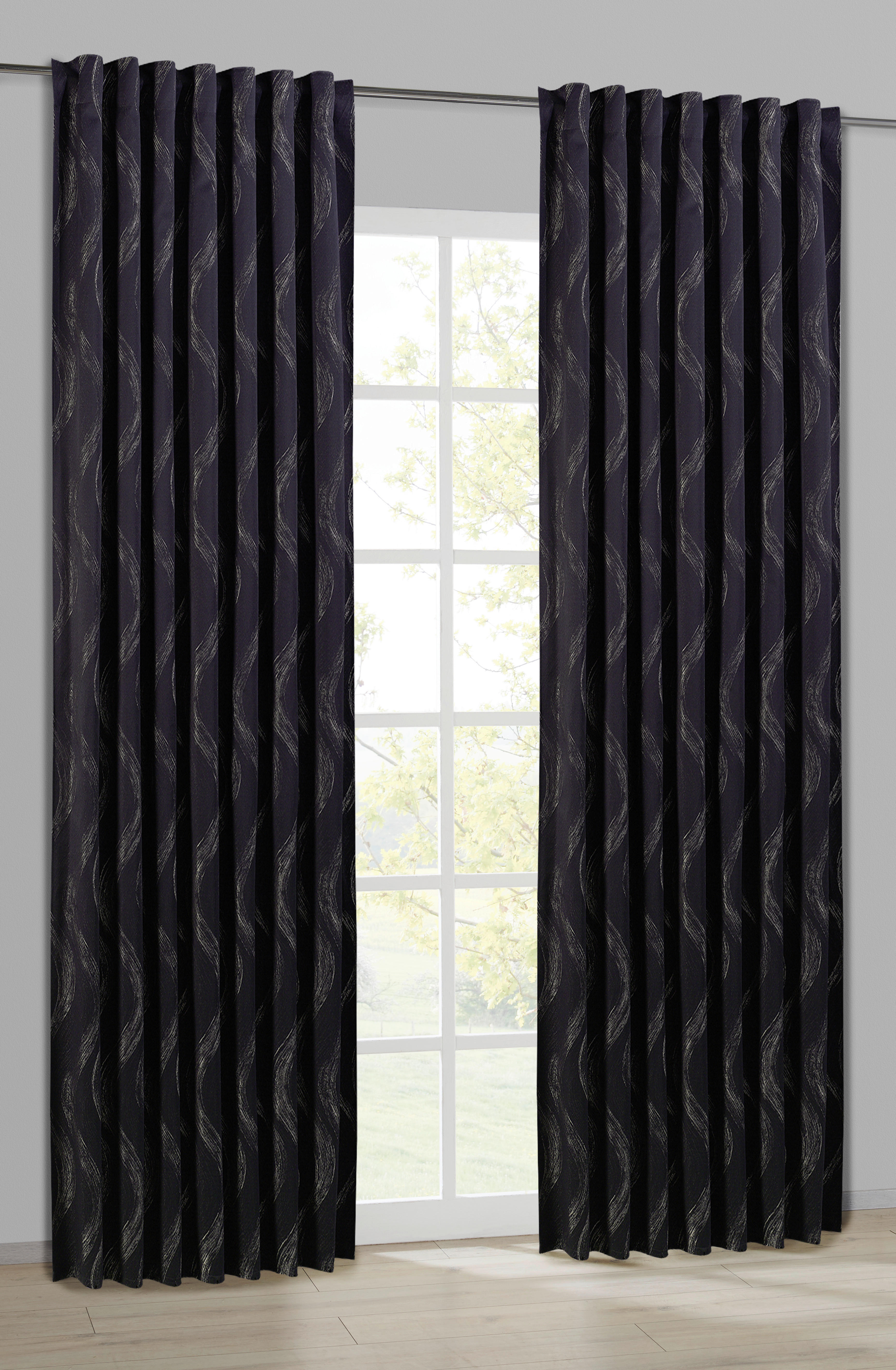 Kombivorhang Britta anthrazit B/L: ca. 140x245 cm Britta - anthrazit (140,00/245,00cm)