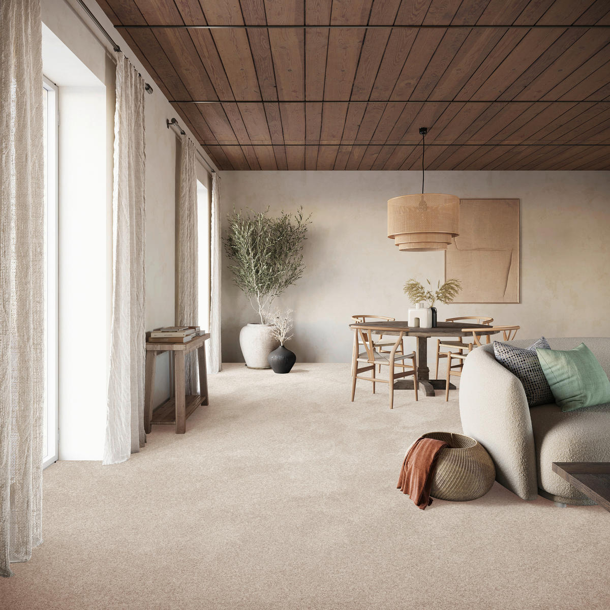 Teppichboden Garda beige B: ca. 500 cm pro m² Garda - beige (500,00cm)