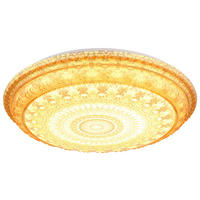 LED-Deckenleuchte braun Metall Kunststoff H/D: ca. 8,5x39 cm LED-Deckenleuchte_Lazaro - braun (39,00/8,50cm)