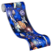 A.S.Création Bordüre schwarz grau blau B/H/D: ca. 17x500x6 cm Bordüre_selbstklebend - blau/schwarz (6,00/500,00cm) - A.S.Creation