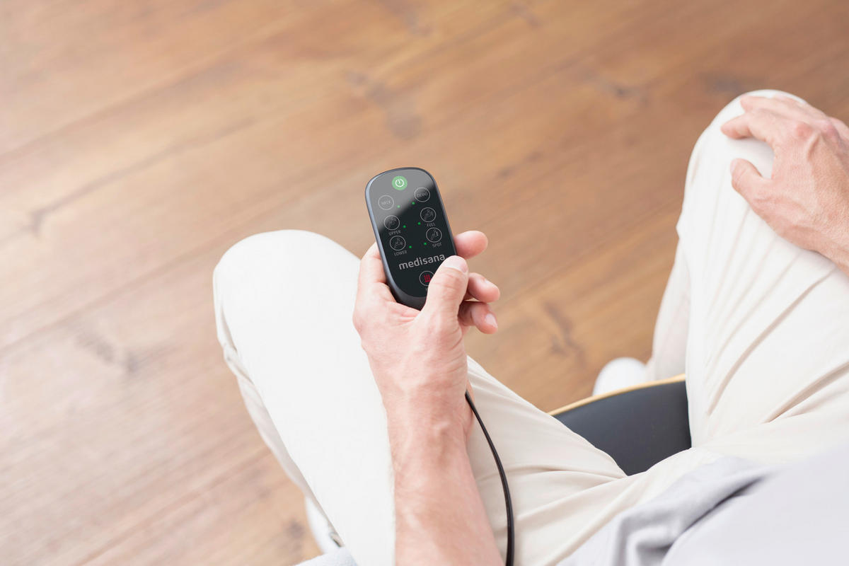 medisana Massagesitzauflage 88930 schwarz anthrazit Stoff Kunststoff B/H/L: ca. 40x9x118 cm ca. 48 W Massagesitzauflage 88930 - schwarz/anthrazit (118,00/40,00/9,00cm) - medisana