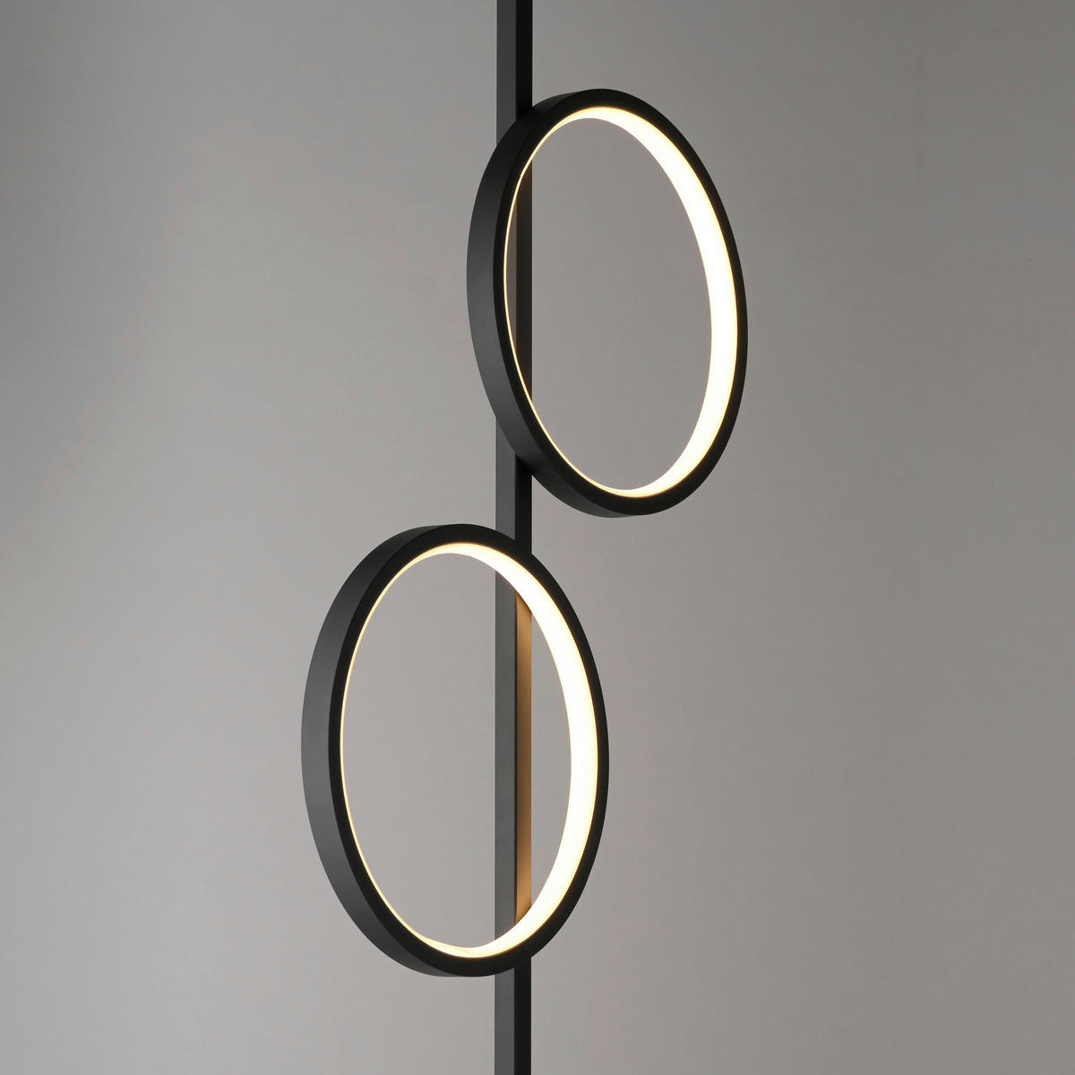 Just Light LED Stehleuchte schwarz Eisen 2 Brennstellen LED-Stehleuchte_Mini-Ritus - schwarz - Just Light