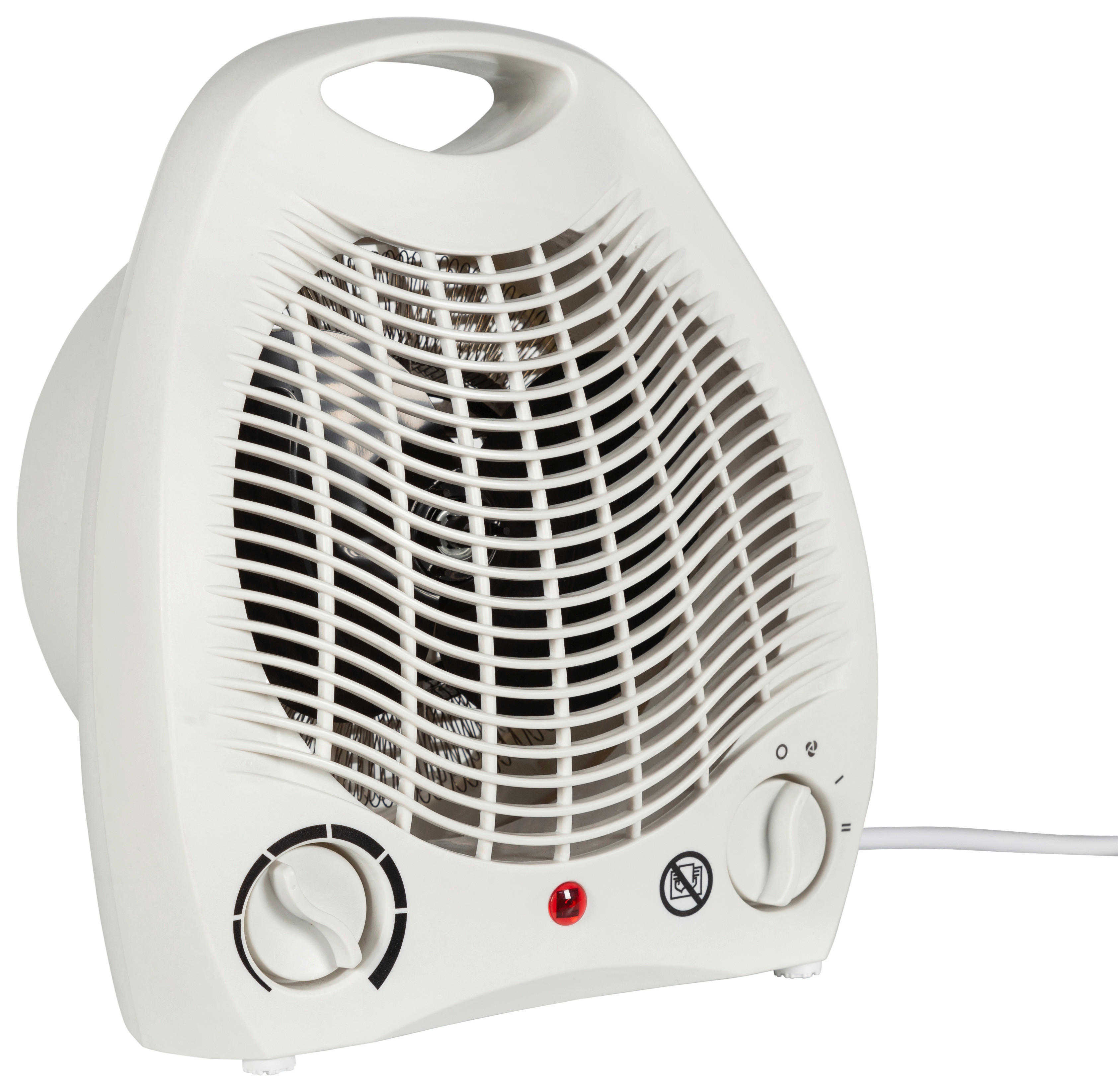 Heizlüfter FH103T-S weiß Kunststoff B/H/L: ca. 13,7x25,5x21,8 cm ca. 2000 W Heizlüfter_Ostro - weiß (21,80/13,70/25,50cm)