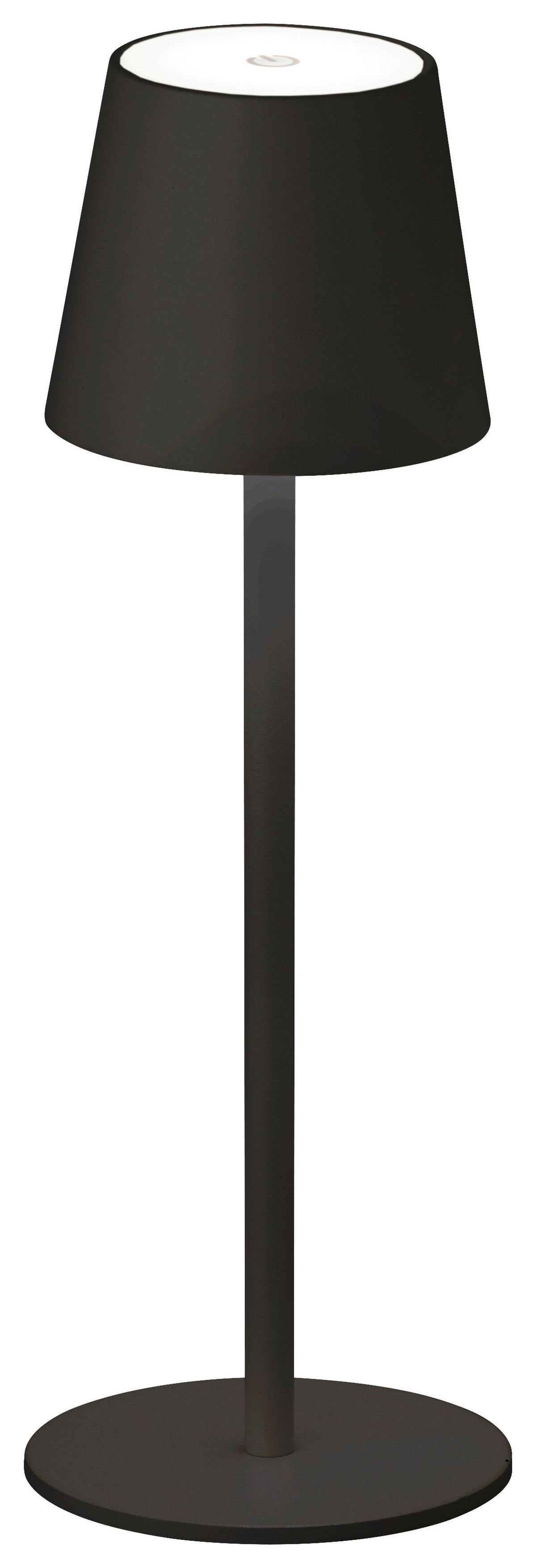 easy! by FHL Tischleuchte 850210 Tropea schwarz Metall H/D: ca. 38x12 cm 1 Brennstellen Tropea - schwarz (12,00/38,00cm) - easy! by FHL