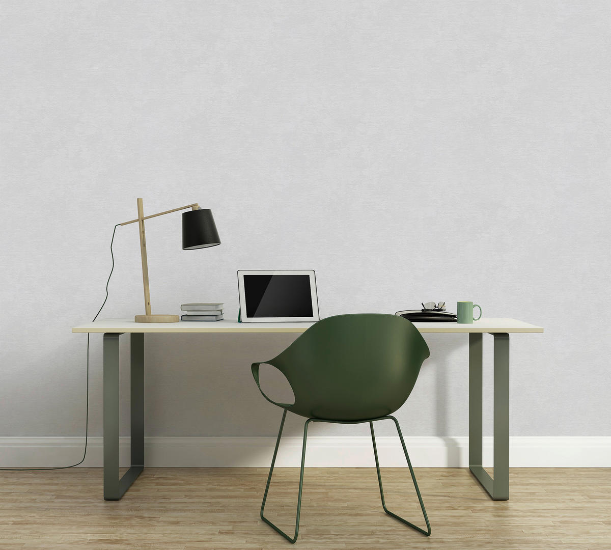 A.S.Creation Vliestapete Attractive Uni grau B/L: ca. 53x1005 cm Attractive - grau (53,00/1005,00cm) - A.S.Creation