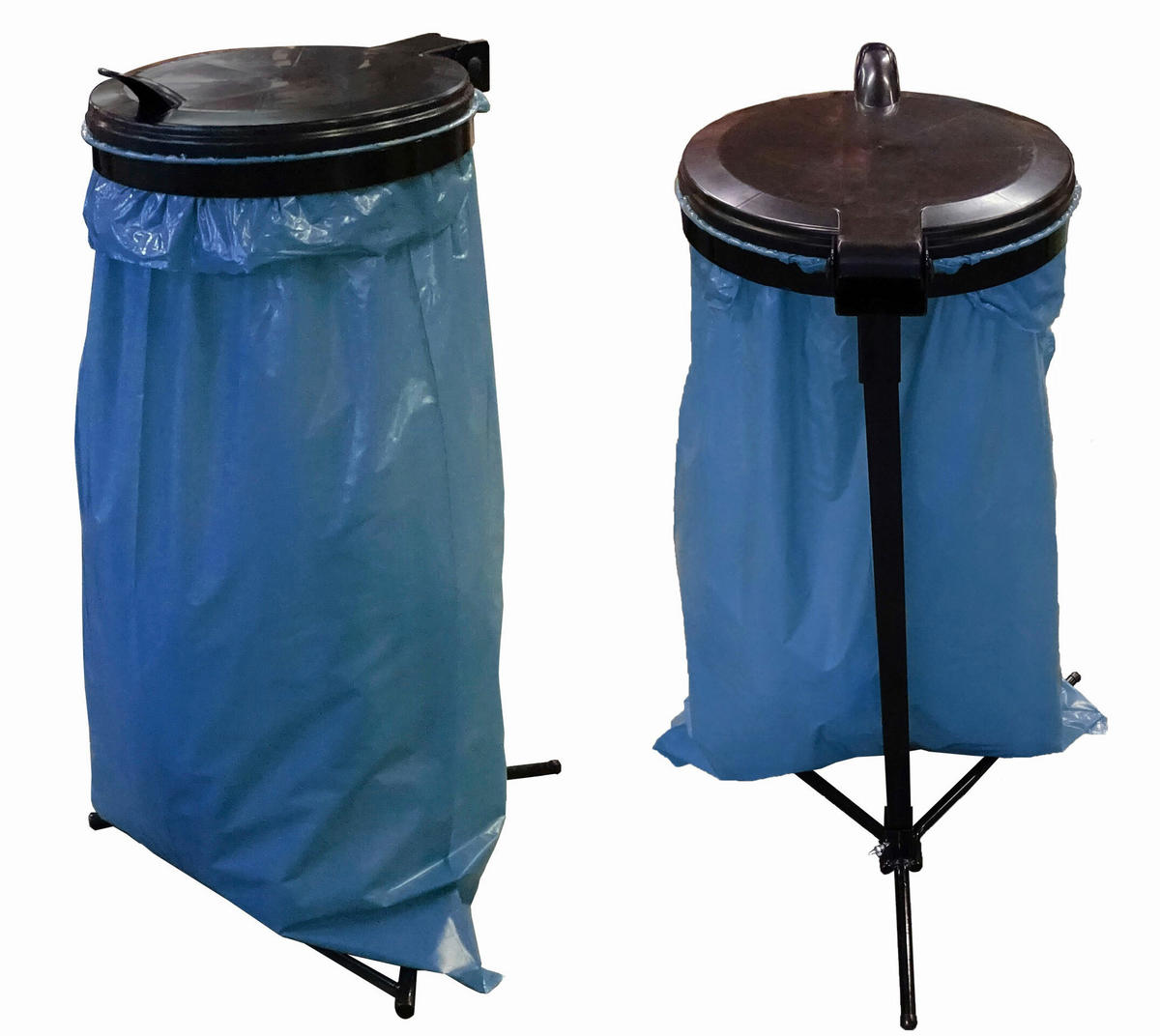 Grasekamp Müllsackständer B/H/L: ca. 38x90x38 cm Müllsackständer - schwarz (38,00/38,00/90,00cm) - Grasekamp