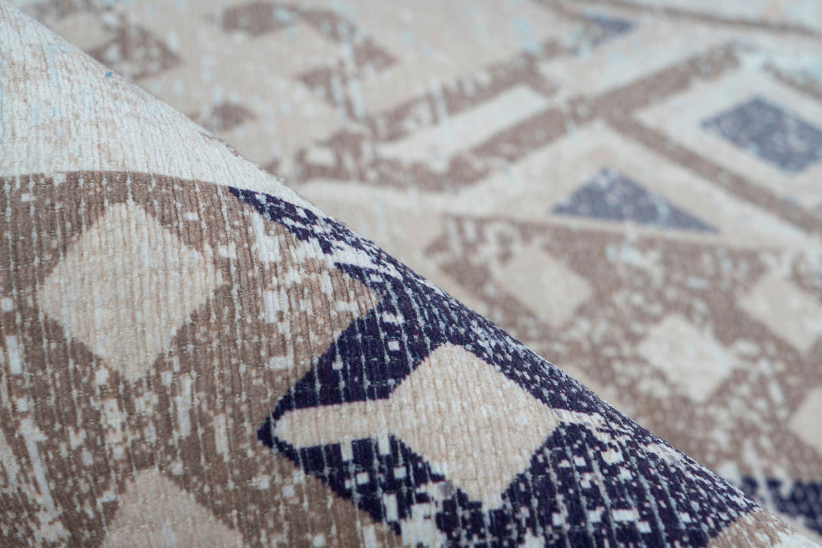 360Living Teppich Indiana multicolor B/L: ca. 160x230 cm Indiana - blau/multicolor (160,00/230,00cm) - 360Living