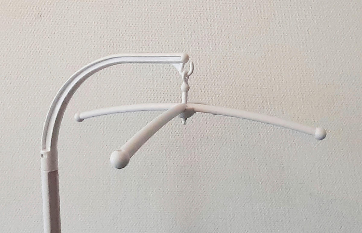 Niermann Mobilehalter für Rundstab B/H/L: ca. 11x6x35 cm für Rundstab - (35,00/11,00/6,00cm) - Niermann