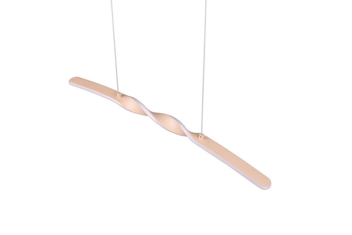 Reality LED Pendelleuchte Ginko sand Metall B/H/T: ca. 79x15x9 cm 1.0 Brennstellen Ginko - sand (79,00/15,00/9,00cm) - Reality
