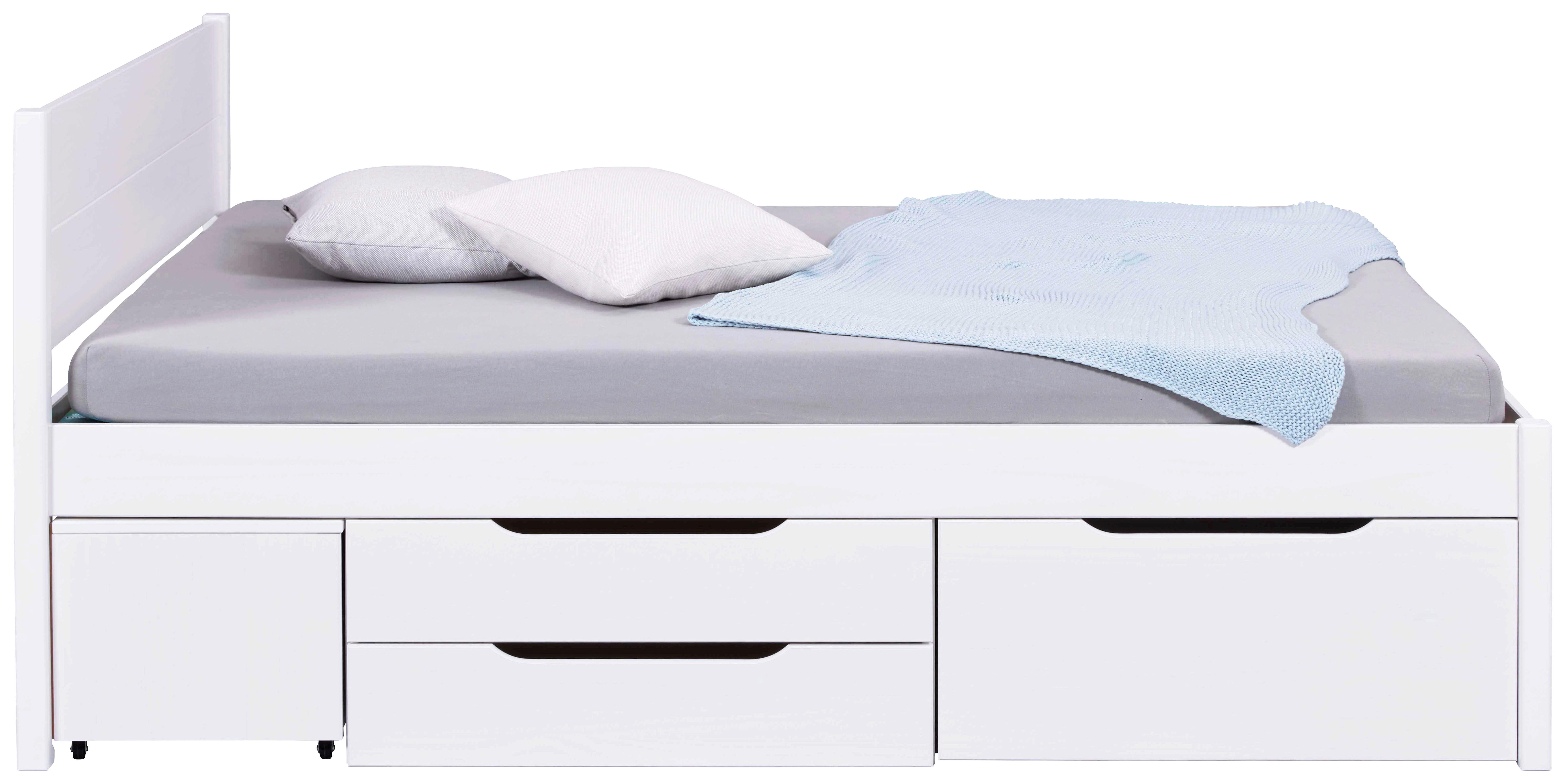 Funktionsbett Efetivo weiß Efetivo - weiß (209,00/186,30/90,00cm) - Inter Link