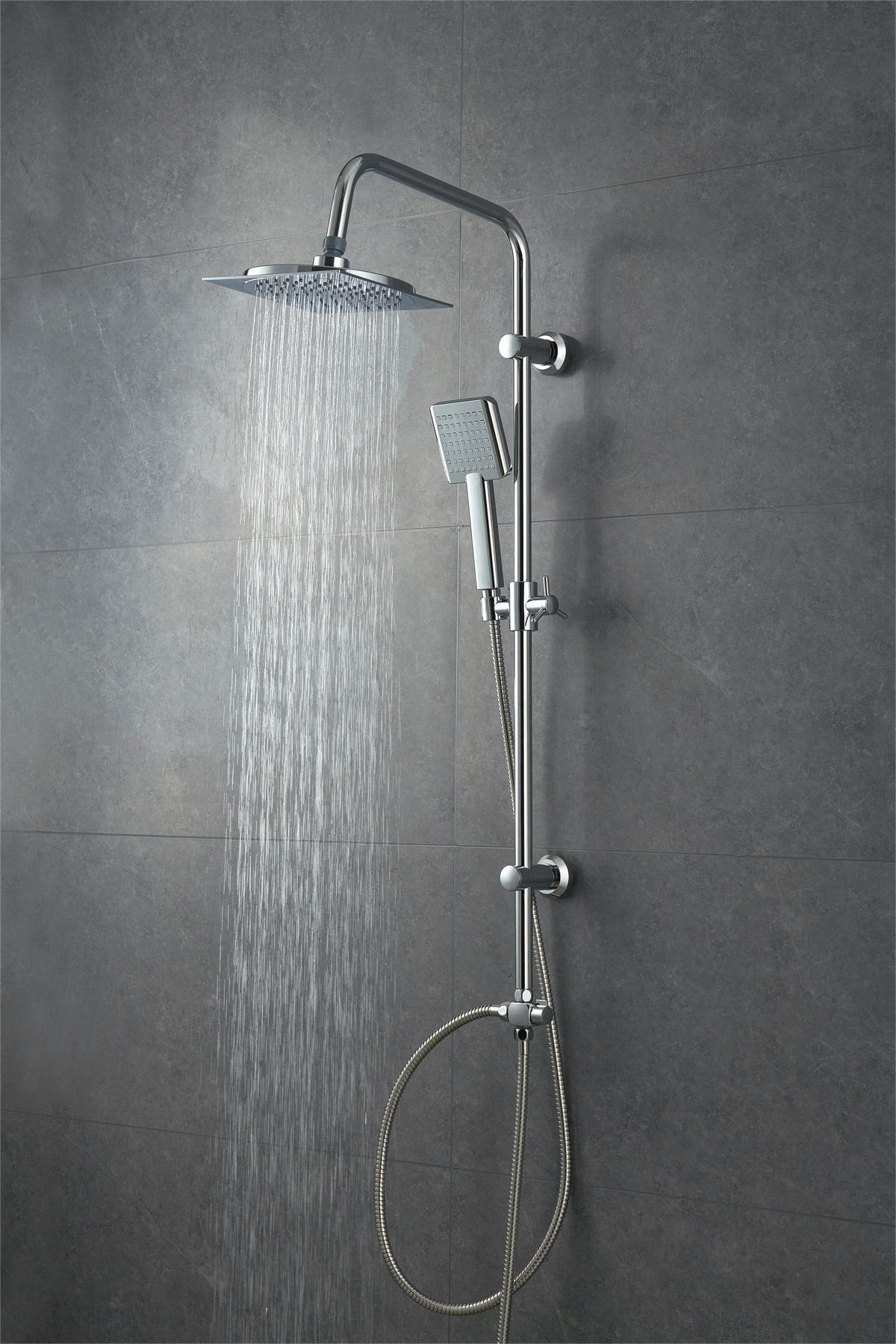 Wellness-Duschsystem Chrom H: ca. 100 cm Duschsystem_Wellness_Sensation CHR - Chrom (100,00cm) - Sensation