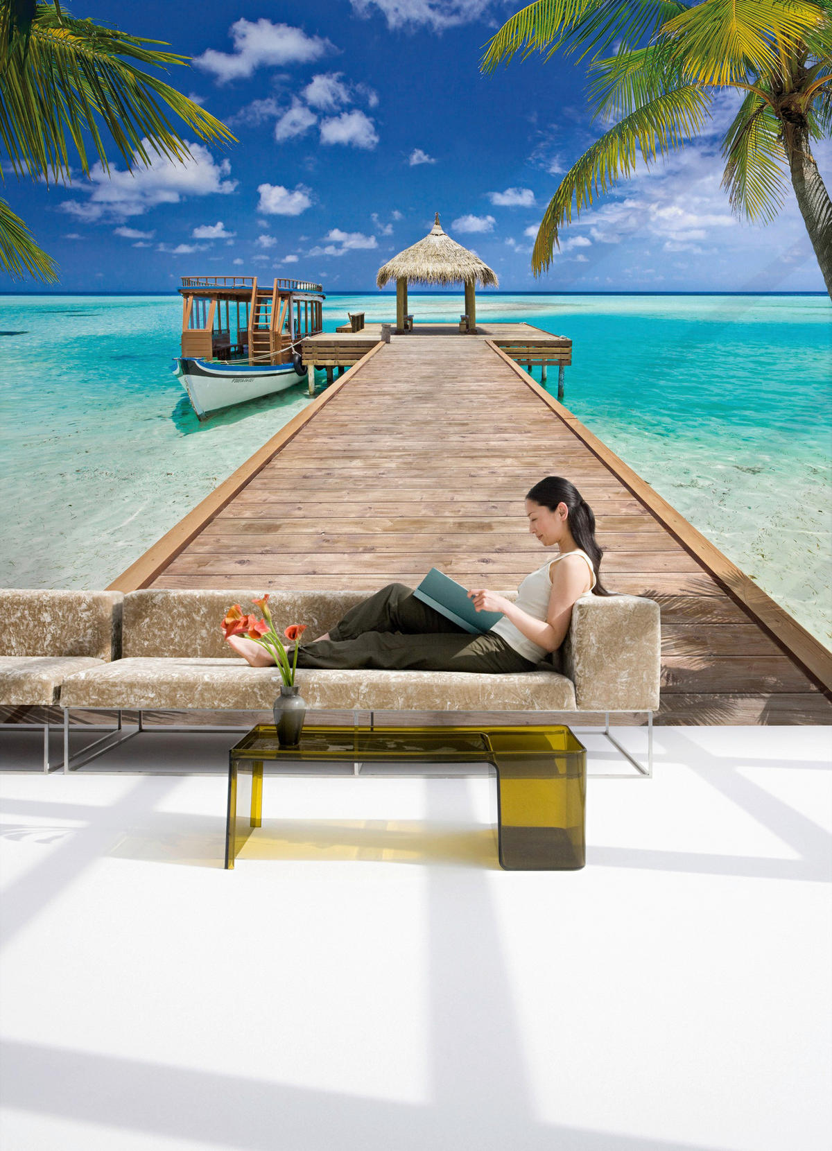 Fototapete Beach Resort B/L: ca. 368x254 cm Fototapete_Beach_Resort - (368,00/254,00cm)
