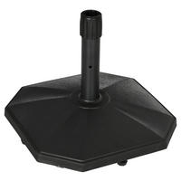 Outsunny Sonnenschirmständer schwarz Polyethylen B/H/L: ca. 46x39x46 cm Sonnenschirmständer - schwarz (46,00/46,00/39,00cm) - Outsunny