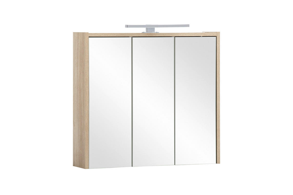 Spiegelschrank Sander Eiche Nachbildung B/H/T: ca. 65x62,7x16 cm Sander - Eiche (65,00/62,70/16,00cm) - Möbelpartner