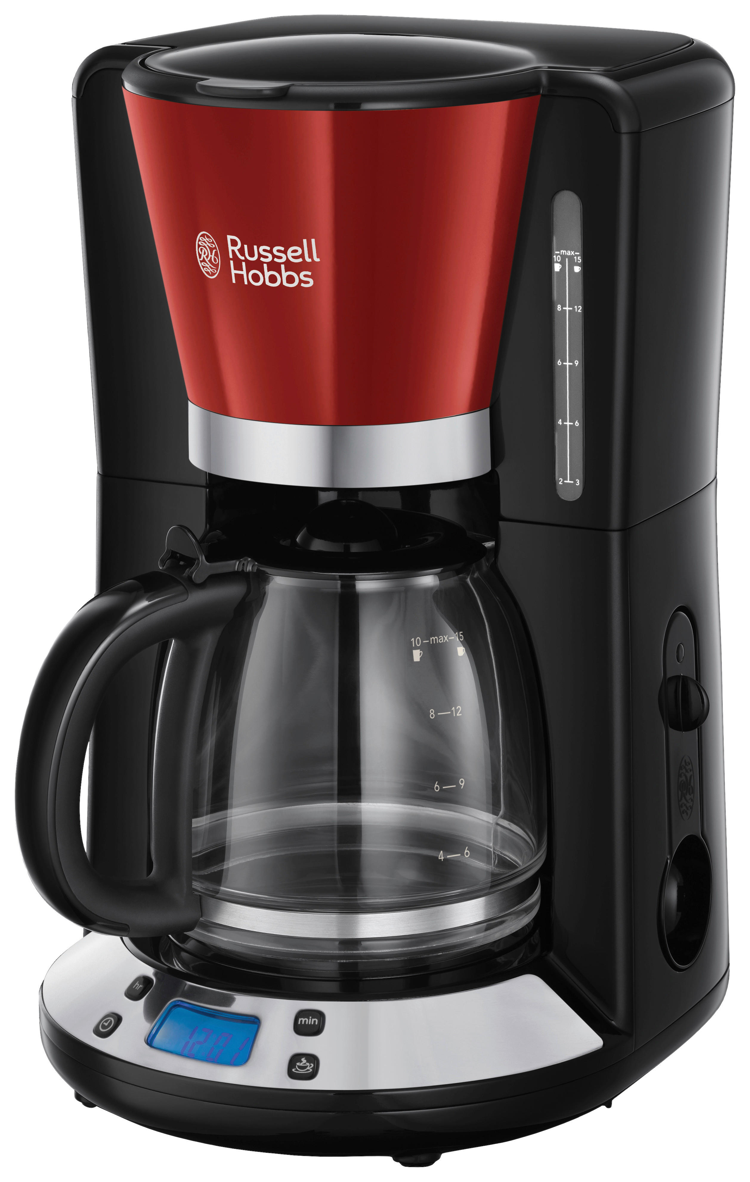 Russell Hobbs Kaffeeautomat 24031-56 rot schwarz Kunststoff Glas B/H/T: ca. 21x35x24 cm Kaffeeautomat_Flame_Red 24031-56 - rot/schwarz (21,00/35,00/24,00cm) - Russell Hobbs