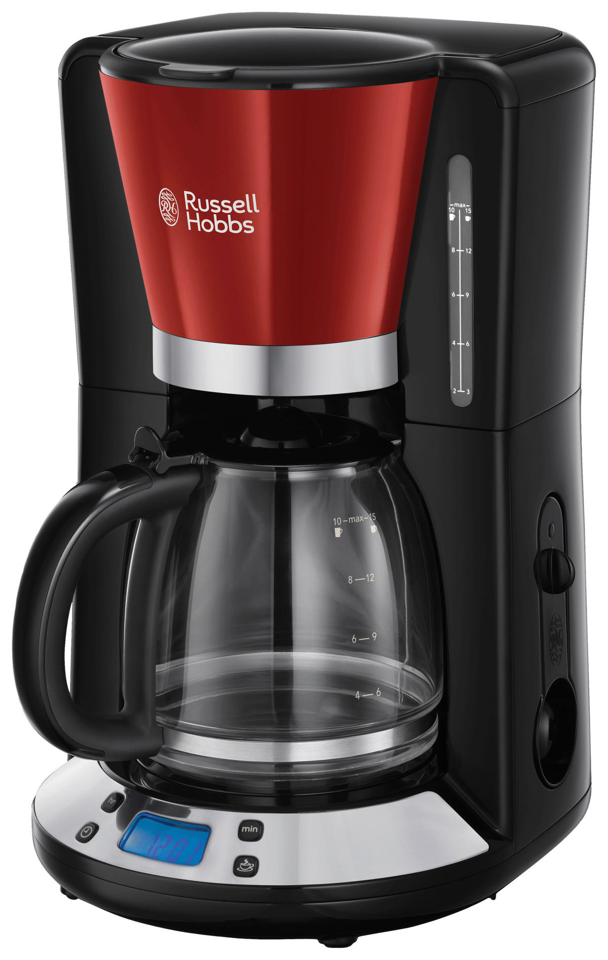 Russell Hobbs Kaffeeautomat 24031-56 rot schwarz Kunststoff Glas B/H/T: ca. 21x35x24 cm Kaffeeautomat_Flame_Red 24031-56 - rot/schwarz (21,00/35,00/24,00cm) - Russell Hobbs