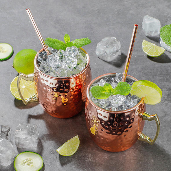 HI Kupferbecher 2er-Set Moscow Mule Kupfer Edelstahl Moscow Mule - Kupfer - HI