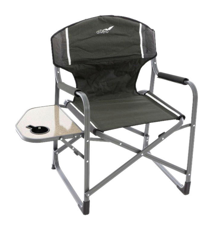 VCM Campingstuhl schwarz Polyester B/H/T: ca. 51x87x59 cm Campingstuhl - schwarz (51,00/87,00/59,00cm) - VCM