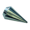 Endknopf Spitze Spitze - Chrom (2,00cm) - Boviva