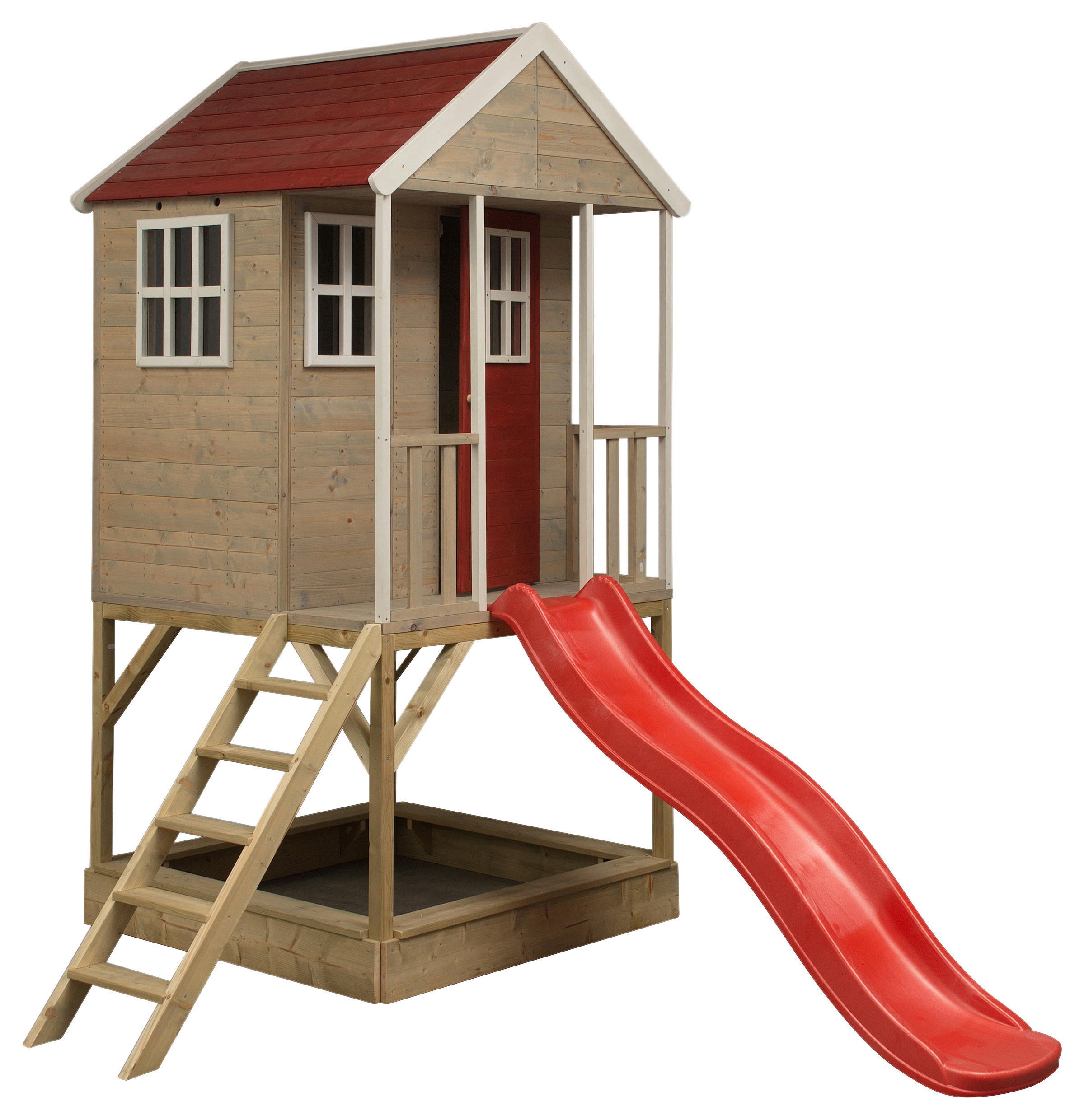 Wendi Toys Spielhaus Frosch natur B/H/L: ca. 197x242x290 cm Frosch - natur (290,00/197,00/242,00cm) - Wendi Toys