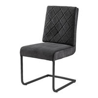 Schwingstuhl  anthrazit Webstoff B/H/T: ca. 47x96x61 cm Petra_Schwingstuhl - schwarz/anthrazit (47,00/96,00/61,00cm)