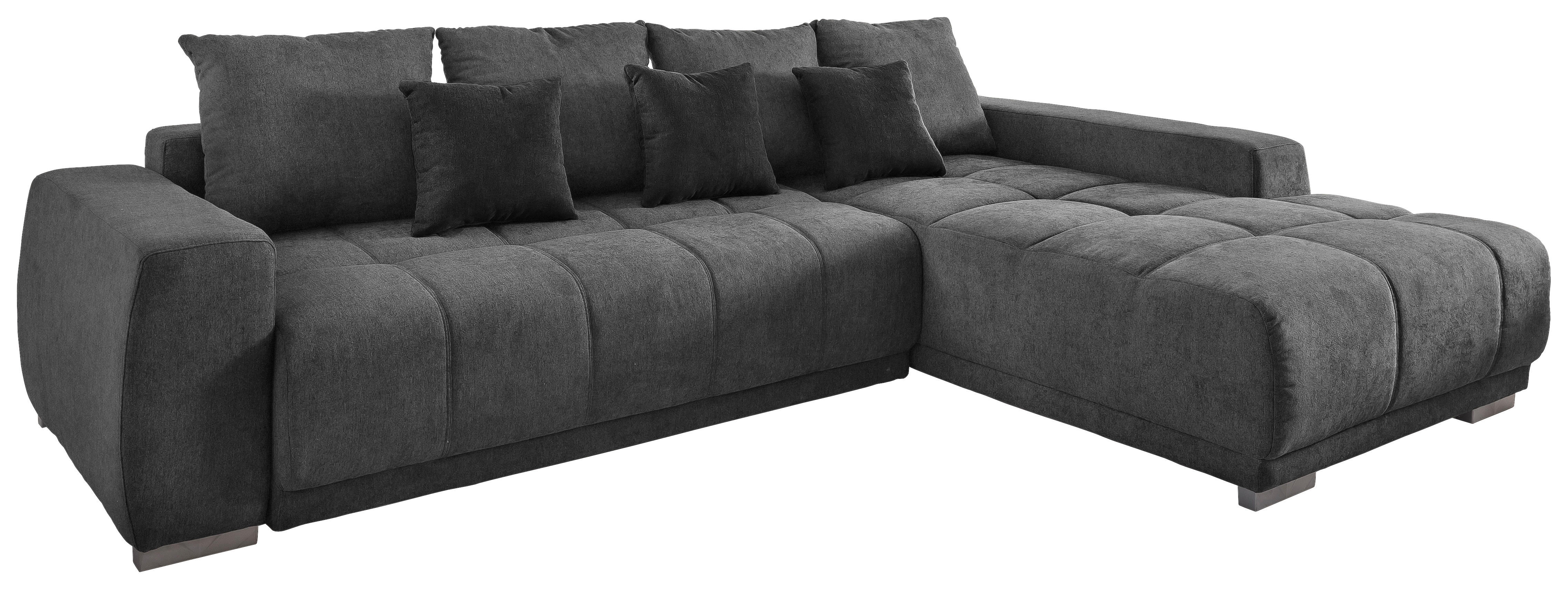 Funktionsecke MM311 mud Velourstoff B/H/T: ca. 280x92x204 cm MM311 - mud/silber (280,00/92,00/204,00cm)