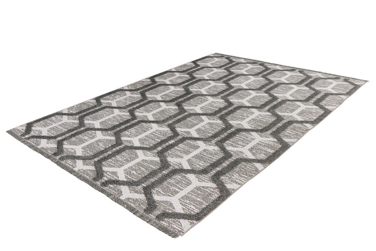 Obsession Teppich My Nomad grau B/L: ca. 120x170 cm My Nomad - grau (120,00/170,00cm) - Obsession