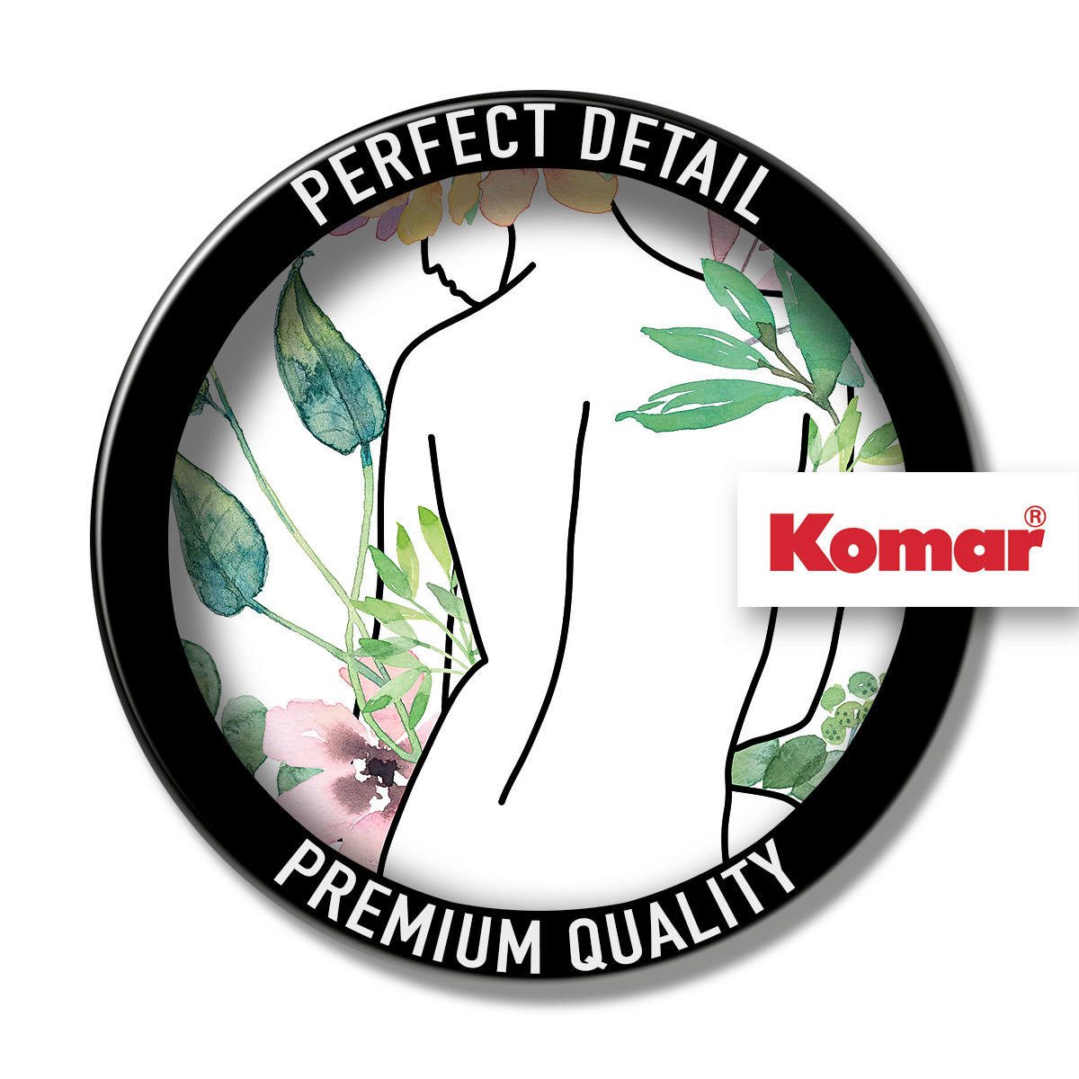 Komar Poster Vita Pura Blumenranke B/L: ca. 50x70 cm Vita Pura - (50,00/70,00cm) - Komar