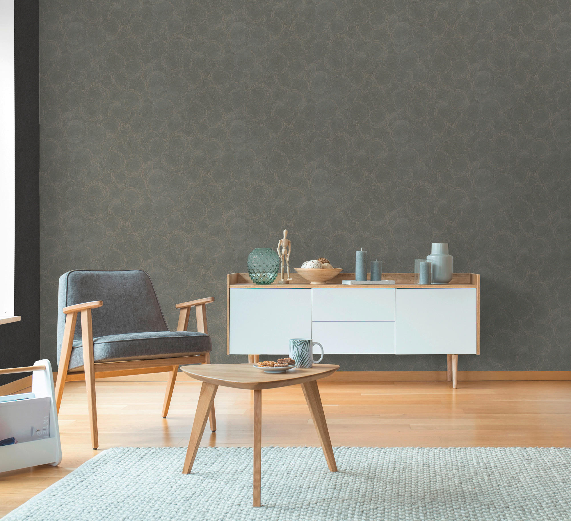 Thumbnail - A.S.Creation Vliestapete grau braun B/H/D: ca. 53x1005x8,8 cm