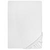 Boxspring Spannbetttuch Boxspring-Spannbetttuch weiß - weiß (200,00/180,00/40,00cm) - POCOline