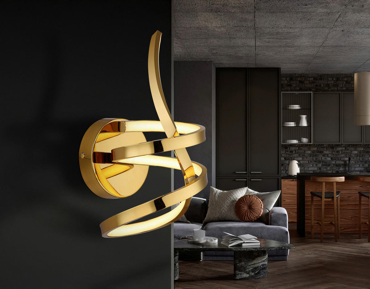 GLOBO Deckenleuchte Craft Gold Opal Aluminium Metall H: ca. 35 cm 1 Brennstellen Iduna - Craft Gold/Opal (35,00cm) - GLOBO
