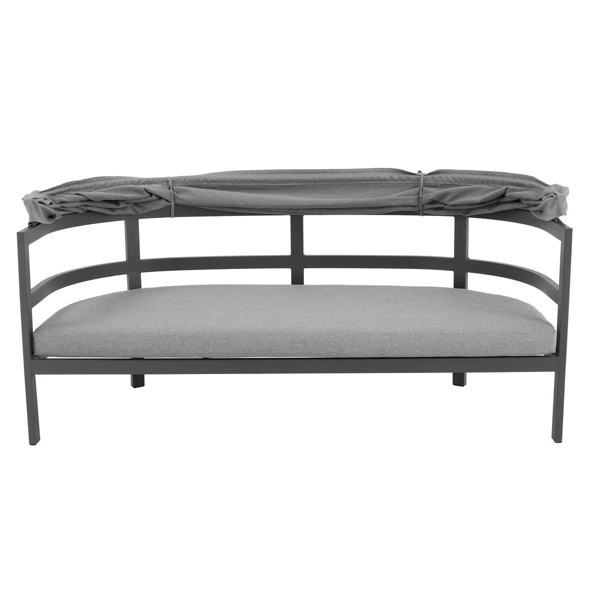 POCOline Gartensitzgruppe Barbados hellgrau Stahl Barbados - hellgrau/grau - POCOline