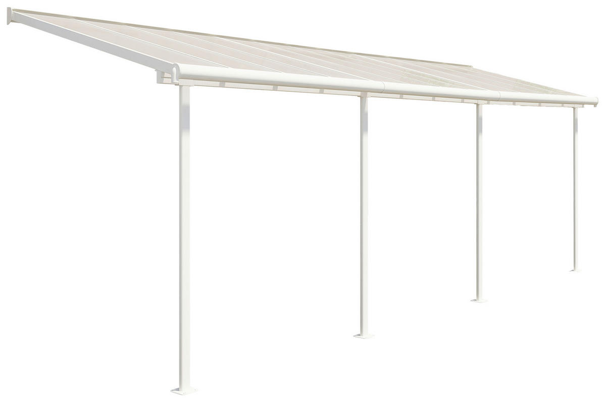 Palram Terrassendach Sierra weiß Aluminium B/H/T: ca. 671x300x288 cm Sierra - weiß (671,00/300,00/288,00cm) - Palram